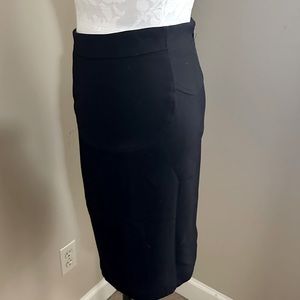 MINT Jodi Arnold sz 2 black pencil skirt with side detail